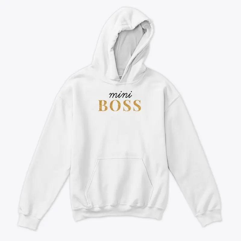 Mini Boss (Gold on White)